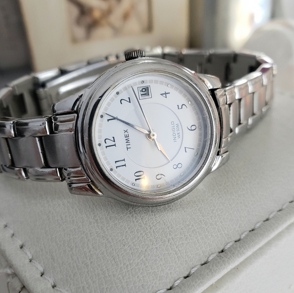 Timex Accessories - Vintage Timex Indiglo Watch Large Band Womens WR 50M